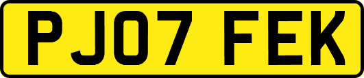 PJ07FEK