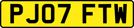 PJ07FTW