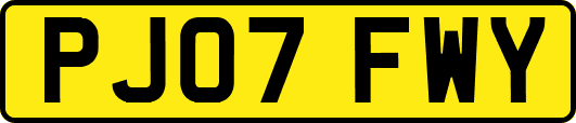 PJ07FWY