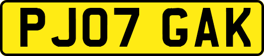 PJ07GAK