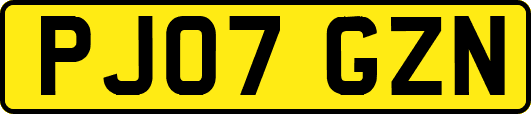 PJ07GZN
