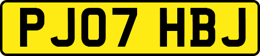 PJ07HBJ