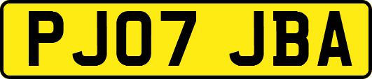 PJ07JBA