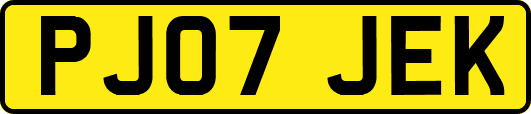 PJ07JEK