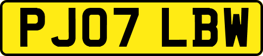 PJ07LBW
