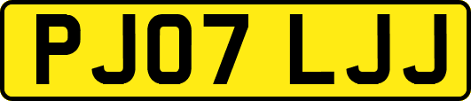 PJ07LJJ