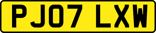 PJ07LXW