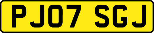 PJ07SGJ