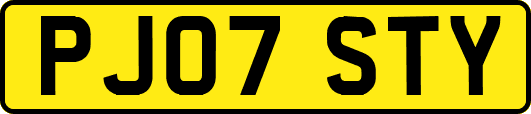 PJ07STY