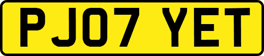 PJ07YET