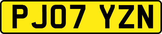 PJ07YZN