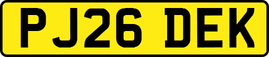 PJ26DEK