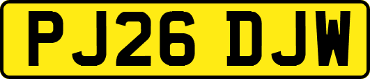 PJ26DJW