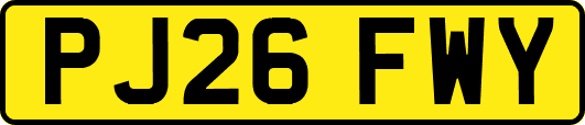 PJ26FWY