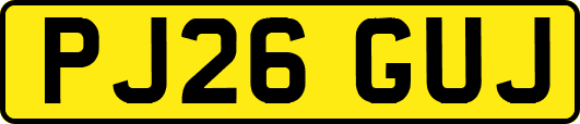 PJ26GUJ