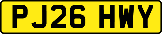PJ26HWY