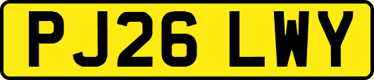 PJ26LWY