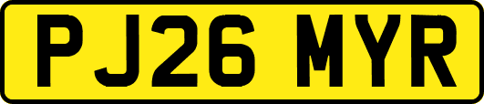 PJ26MYR