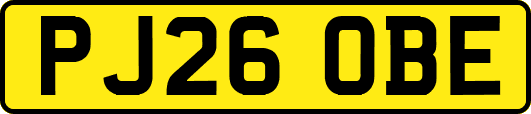 PJ26OBE