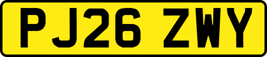 PJ26ZWY