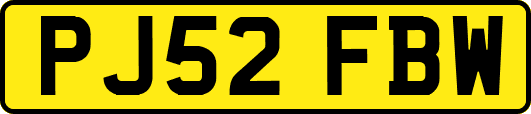 PJ52FBW