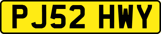 PJ52HWY