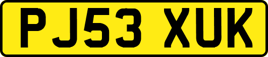 PJ53XUK