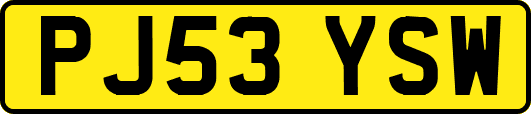 PJ53YSW