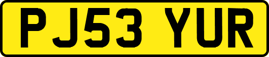PJ53YUR