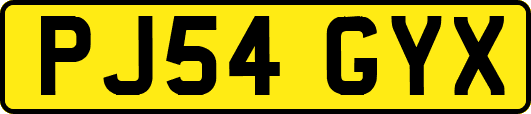 PJ54GYX