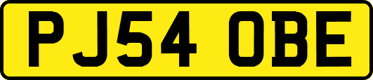 PJ54OBE