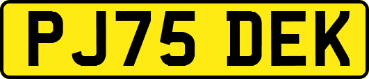 PJ75DEK
