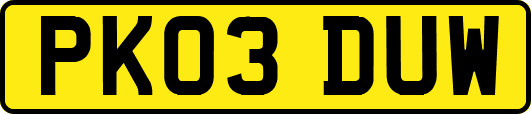 PK03DUW