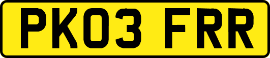 PK03FRR