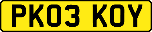 PK03KOY