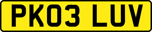 PK03LUV