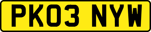 PK03NYW