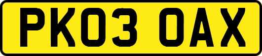 PK03OAX