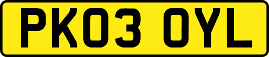 PK03OYL