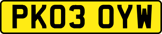 PK03OYW
