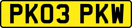 PK03PKW