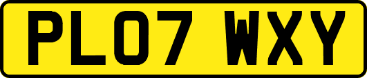 PL07WXY