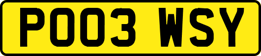 PO03WSY