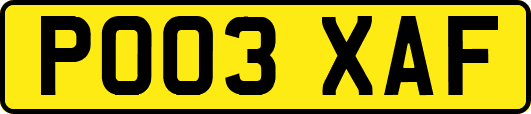 PO03XAF