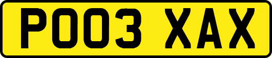 PO03XAX