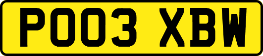 PO03XBW
