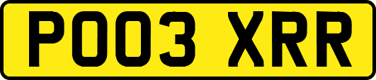 PO03XRR