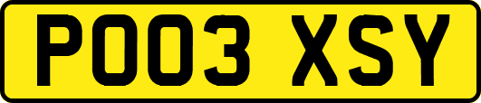 PO03XSY