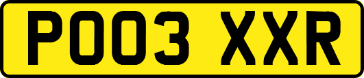 PO03XXR