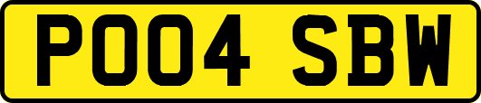 PO04SBW